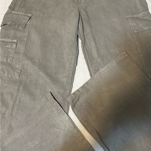 Zara Light Gray Cargo Pants - Picture 6 of 8
